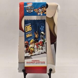 Nickelodeon Paw Patrol Fabric Shower Curtain 72x72 Kids Bathroom Multicolor